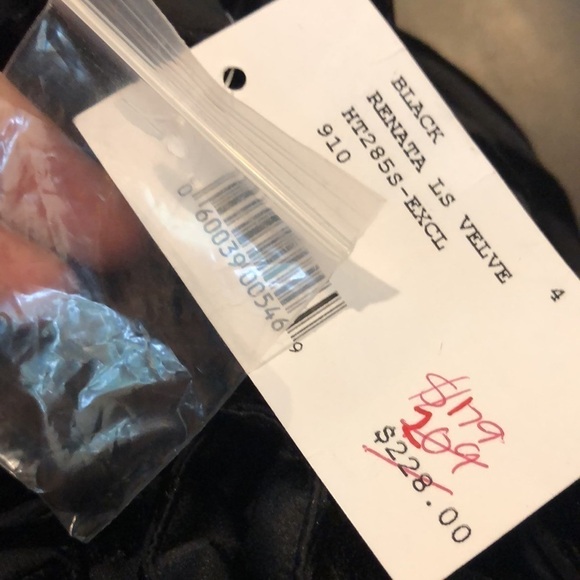 Intermix Renata Cold Shoulder Striped Velvet Top 4 - Picture 5 of 8